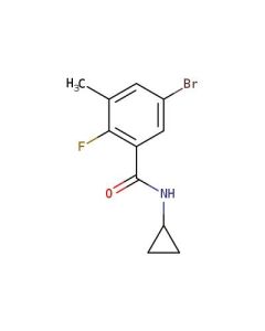 Astatech 5-BROMO-N-CYCLOPROPYL-2-FLUORO-3-METHYLBENZAMIDE; 0.1G; Purity 95%; MDL-MFCD33403895